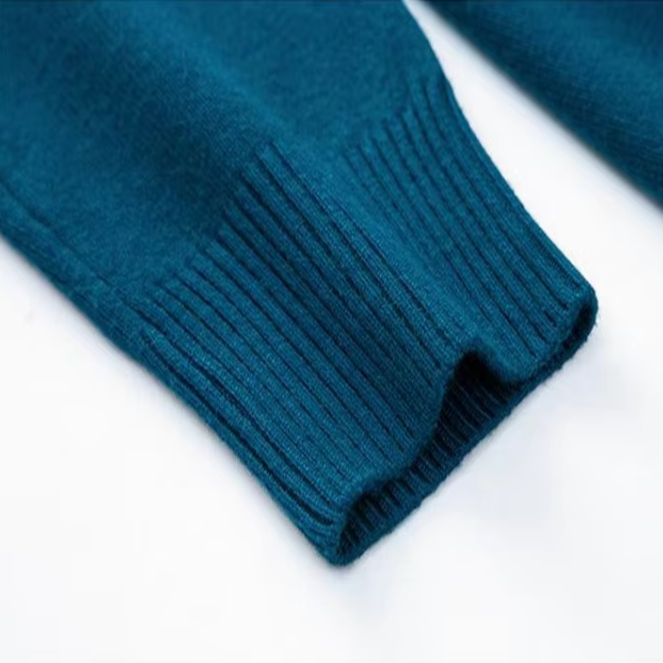 Timeless men's classic pullover sweater, an essential cold weather piece.