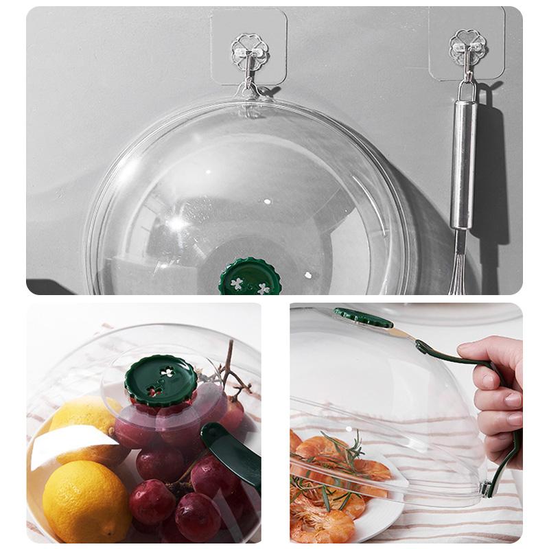 Household microwave cover, durable, and easy to clean, prevents food from splattering, a practical cooking aid.