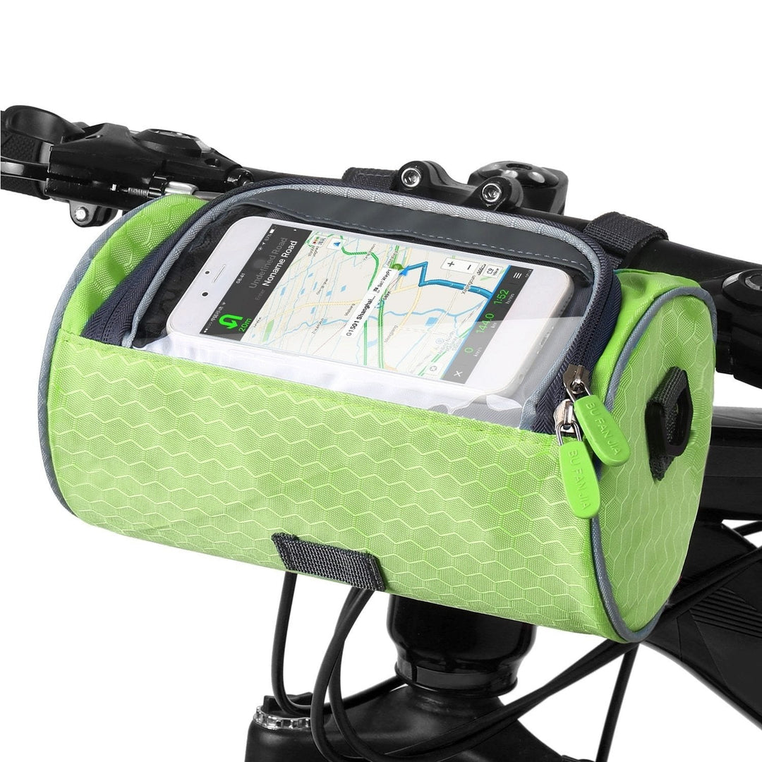Versatile bike phone holder and storage bag, essential accessory for any cyclist.