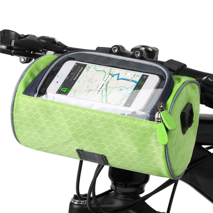 Versatile bike phone holder and storage bag, essential accessory for any cyclist.