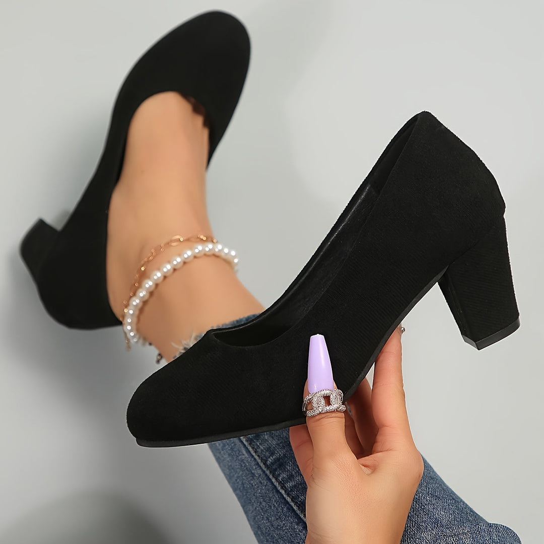Ladies' orthopedic heels in a modern design, providing superior comfort, arch support, and stability.