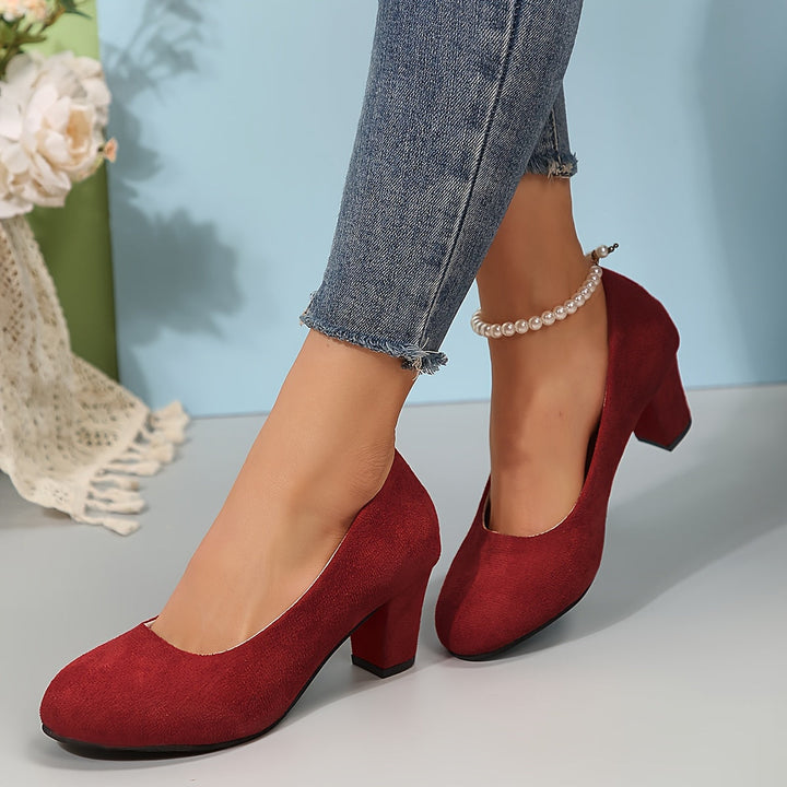Close-up of the stable heel and arch support in women's stylish orthopedic comfort heels.