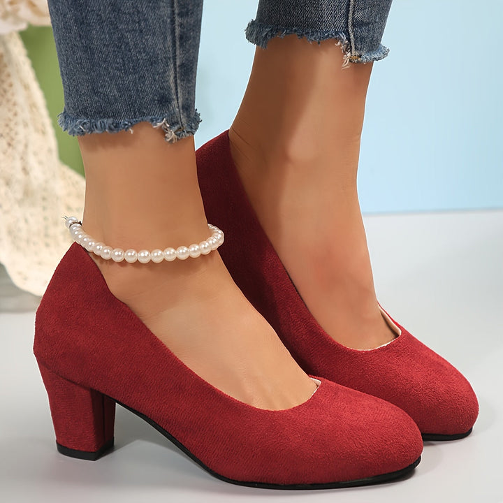 Stylish ladies' orthopedic heels, offering all-day comfort, wide toe box, and stable support.