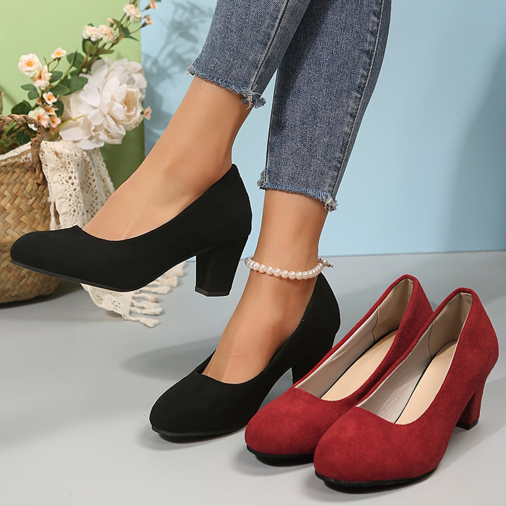 Formal women's comfort heels in a neutral color, showcasing a sleek design & orthopedic features.