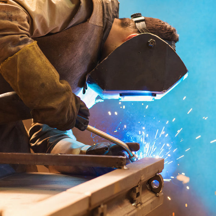 Set of universal welding gun nozzles, all featuring the high-performance anti-slag coating