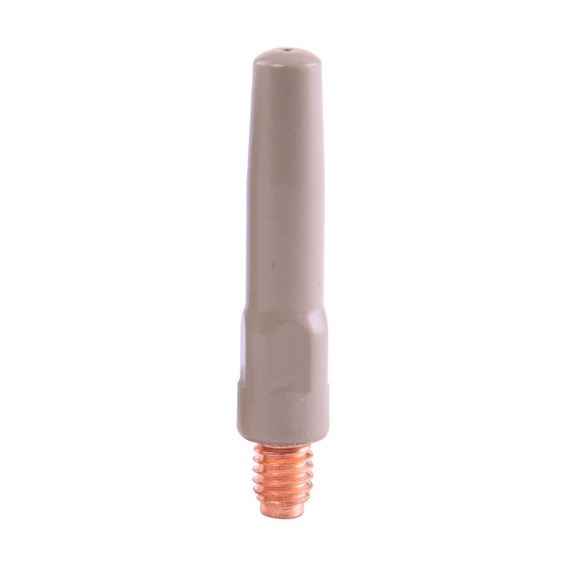 Heavy-duty universal welding gun nozzle with anti-slag coating, built for demanding tasks