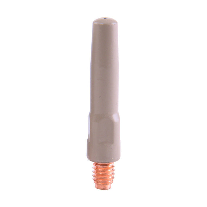Heavy-duty universal welding gun nozzle with anti-slag coating, built for demanding tasks