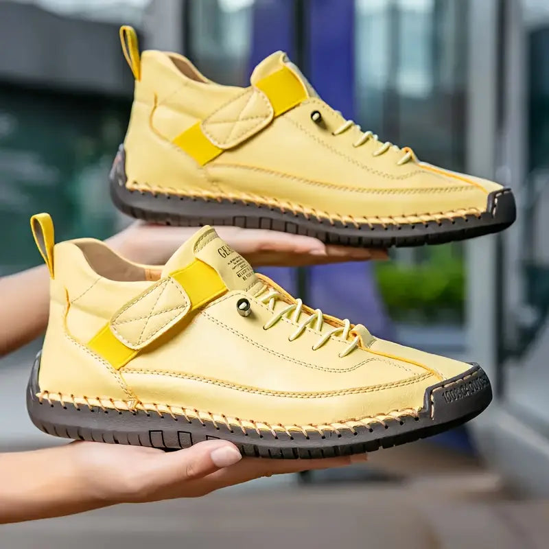 Breathable mesh slip-on women's walking shoes, lightweight and comfortable for long walks.