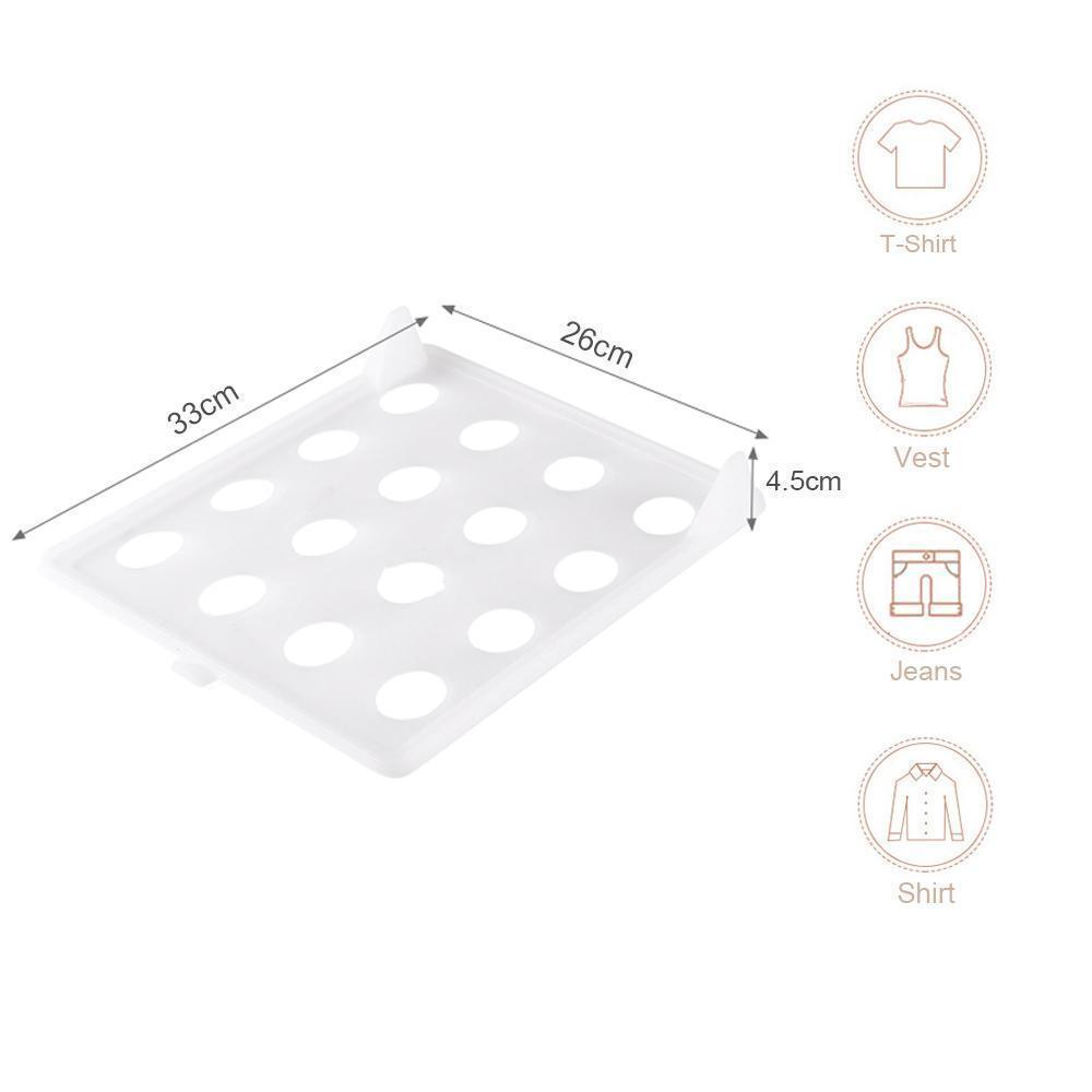 Set of folding clothes boards, ideal closet organizer for space-saving storage