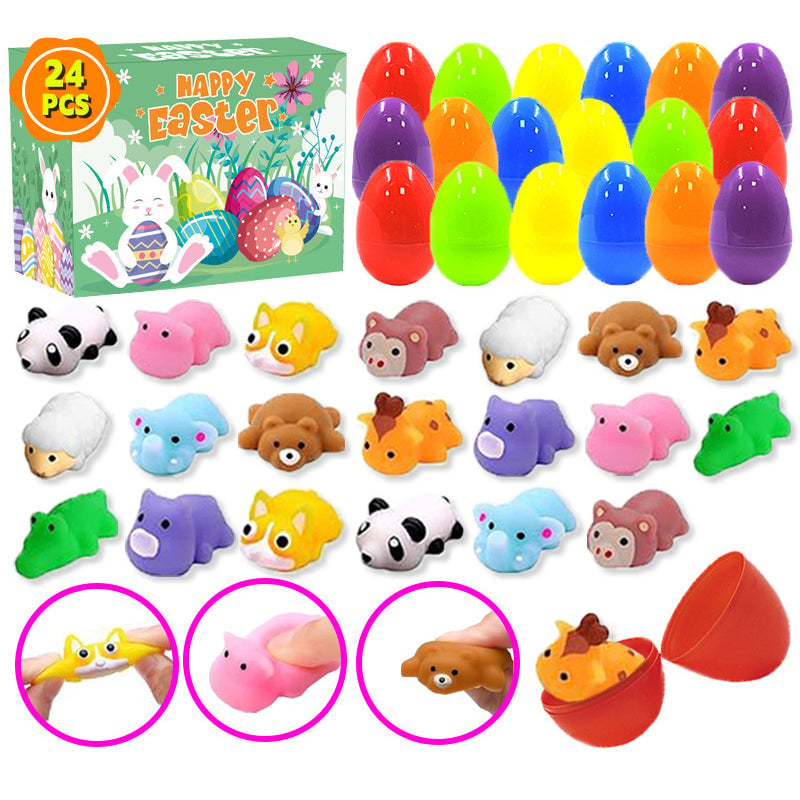 Easter fun guaranteed with these prefilled eggs, complete with engaging toys & stickers