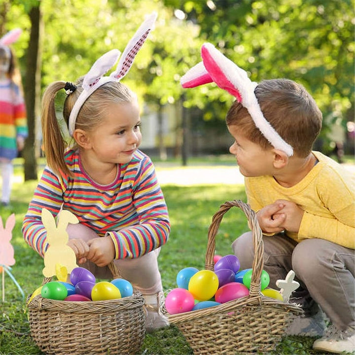 Kids' Easter basket stuffers: a collection of prefilled eggs with assorted toys & stickers