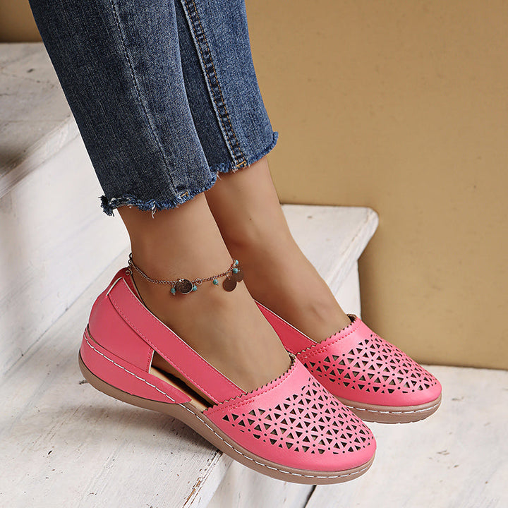 Comfortable women's summer espadrilles, perfect for everyday wear & warm weather. Lightweight slip-on design.