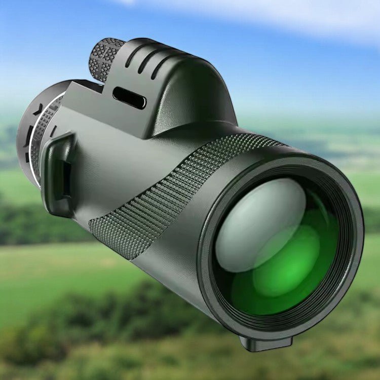 Compact 600x Ultra-Zoom Monocular for birdwatching, hiking, and wildlife viewing. Features HD optics.