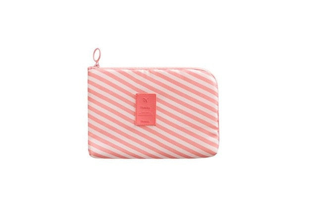 Durable waterproof travel organizer for electronics & cables. Compact accessory bag for all your gadgets.
