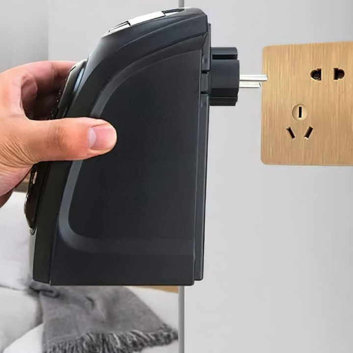 Efficient personal fan heater delivering quick warmth; ideal compact home & office heating solution.