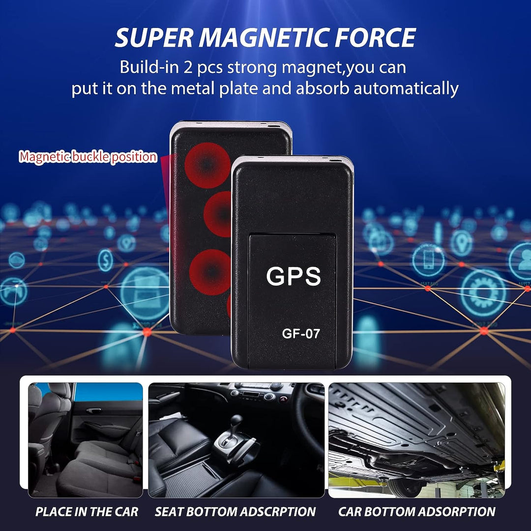 Miniature anti-theft GPS tracker for vehicles, ensuring reliable car security with no fees.