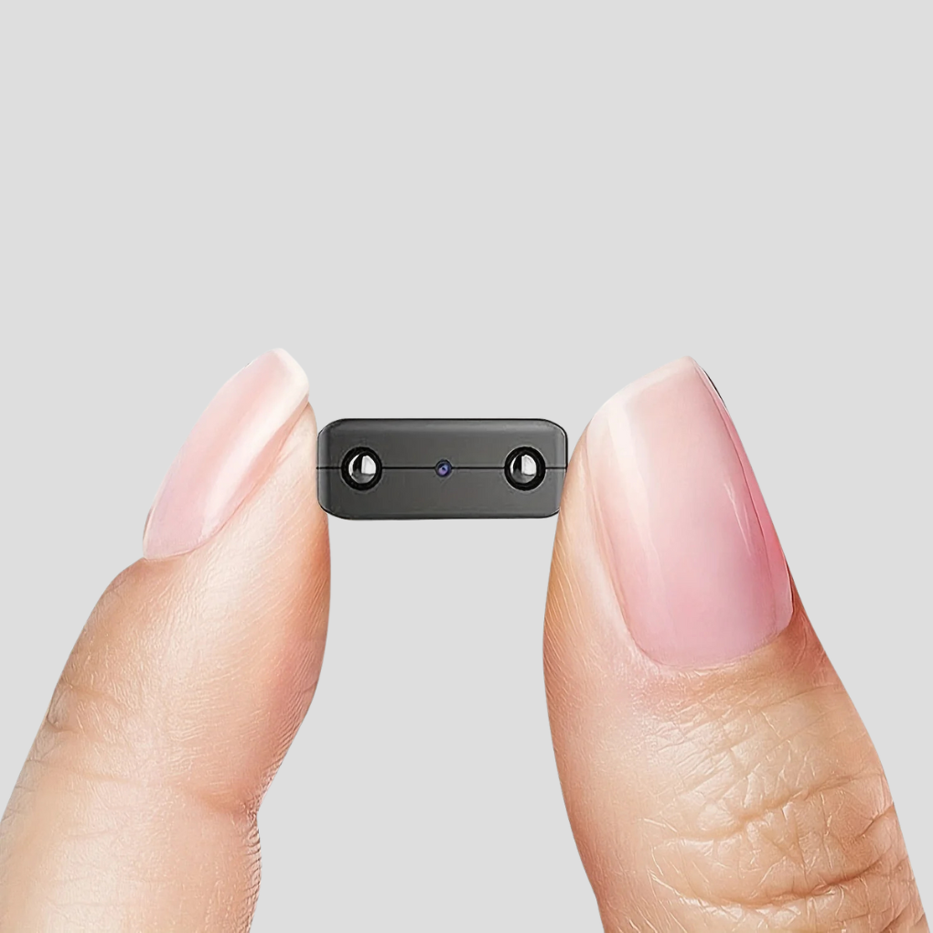 Compact Mini HD surveillance camera for discreet home security with crystal-clear video.