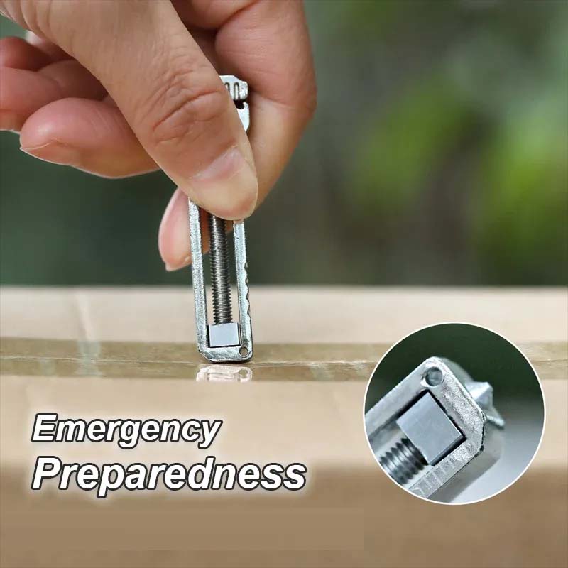 Durable titanium multitool, emergency ready, includes an adjustable wrench for various uses