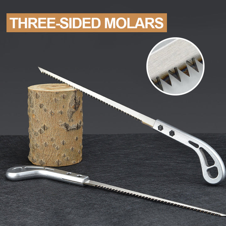Woodworking saw featuring a sharp SK manganese steel blade for efficient and clean cuts