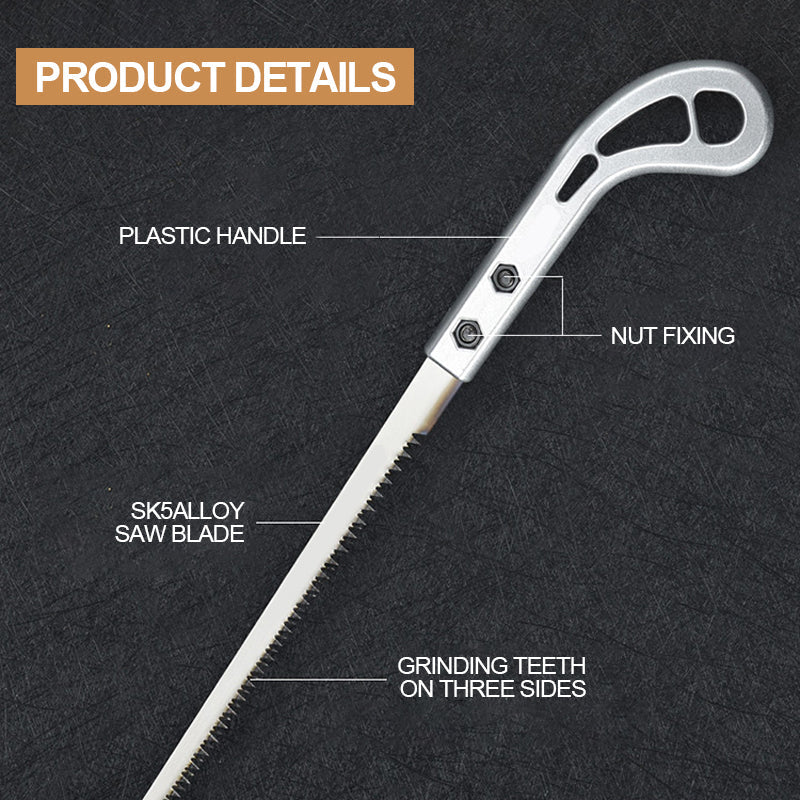 Handtool saw designed for woodworking, gardening, and outdoor cutting applications