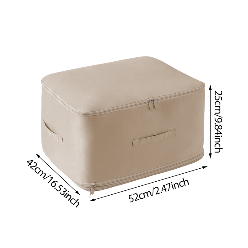 Stylish satin compression bag for duvets, perfect for neat home organization and space saving