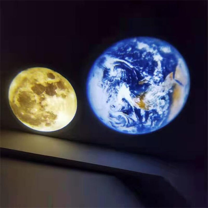 Cosmic Projection LED Lamp, illuminating a room with a stunning galaxy light display, perfect for home decor.