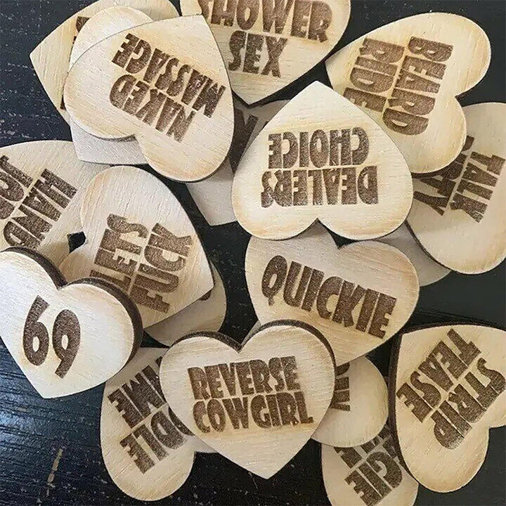 Couples' activity set, 'Date Night' tokens in a keepsake box, an engaging relationship gift