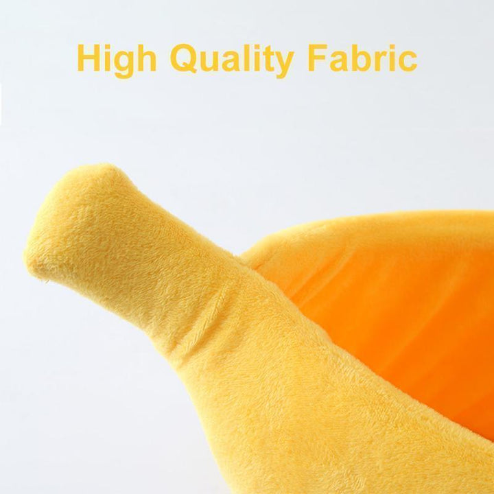 Cute banana animal accessory pet bed for cats and small dogs