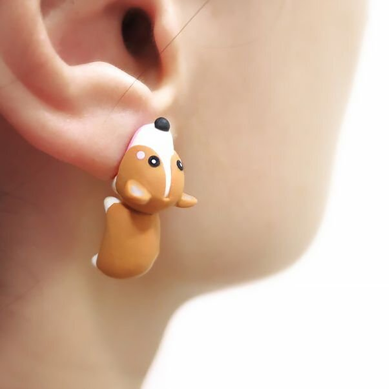 Charming polymer animal earrings, a cute and fashionable gift for women