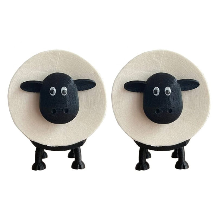 Cute sheep toilet paper holder, a whimsical bathroom accessory, perfect for novelty storage & decor