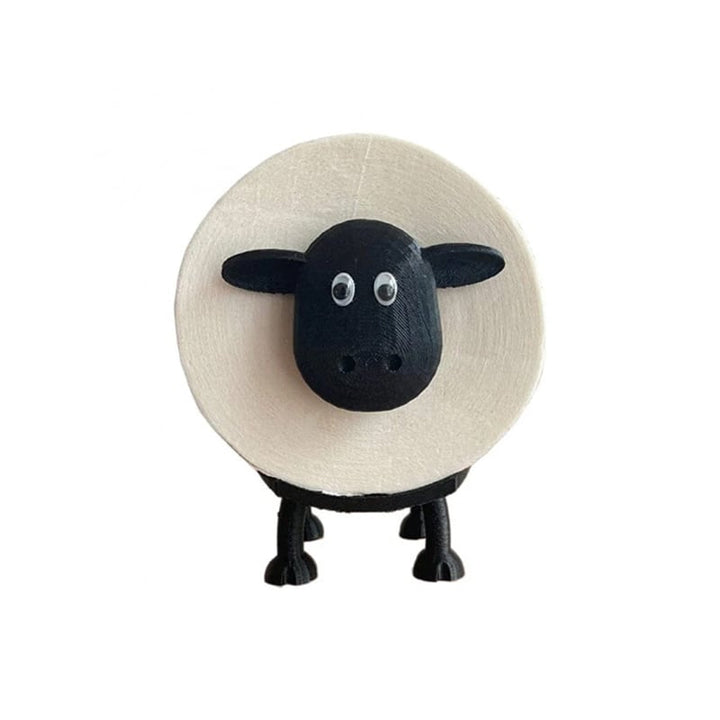Cute sheep holder for toilet paper, designed as a charming bathroom accessory & novelty storage organizer