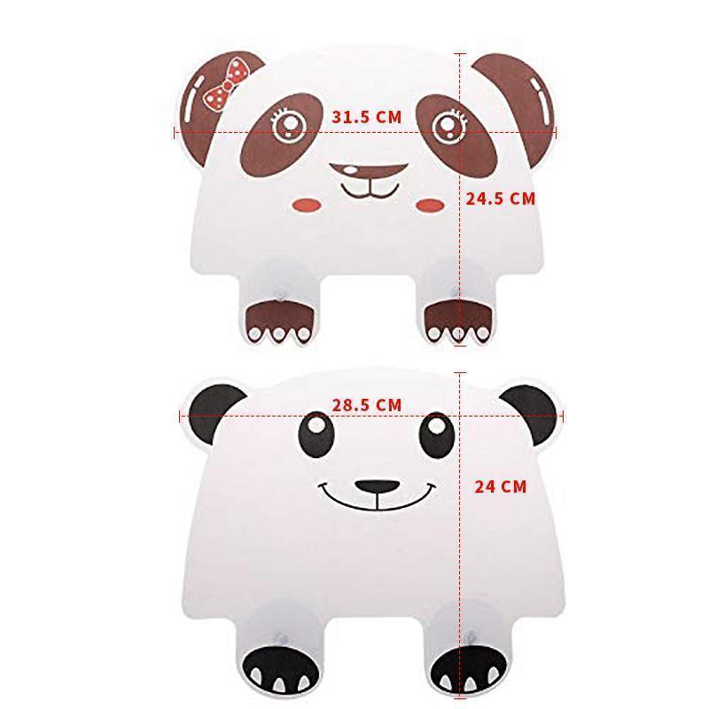 Panda-themed sink splash guard, adorable kitchen accessory to keep counters dry, houseware
