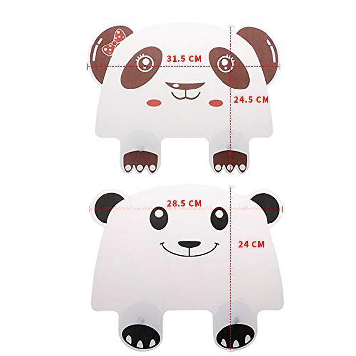 Panda-themed sink splash guard, adorable kitchen accessory to keep counters dry, houseware