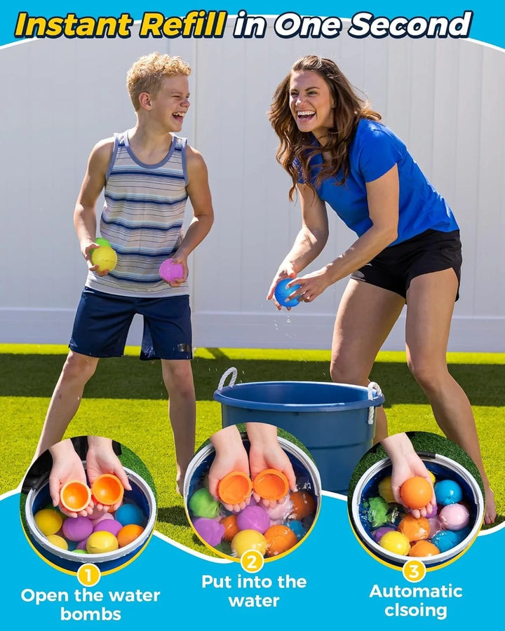 Eco-Friendly Reusable Water Balloons for Kids