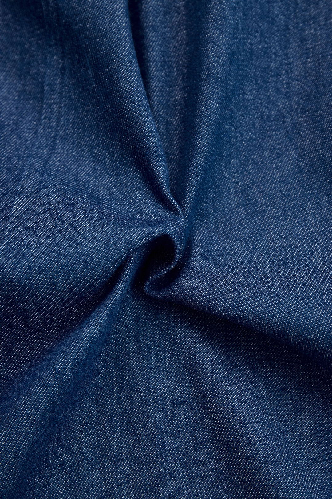 Flattering dark blue wide leg jumpsuit for women. Long sleeve, zip front design offers comfortable everyday wear.