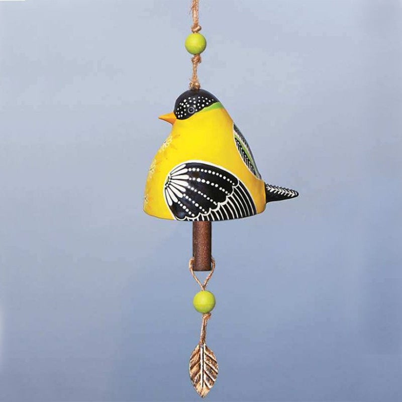 Decorative Bird Song Bell, elegant home decor chimes, unique present idea