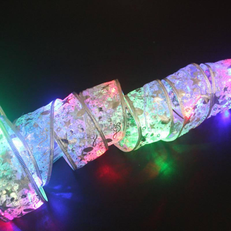 Energy-efficient LED ribbon string lights, long-lasting for home and garden