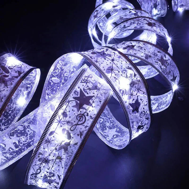Soft glow of LED ribbon fairy lights, adding a magical touch to any space