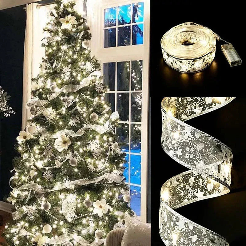 Close-up of LED ribbon lights, delicate and bright, enhancing party ambiance