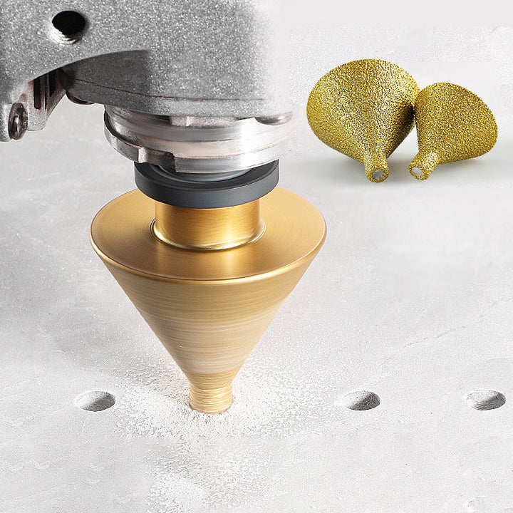 Versatile diamond chamfer bit for power tools, perfect for woodworking projects