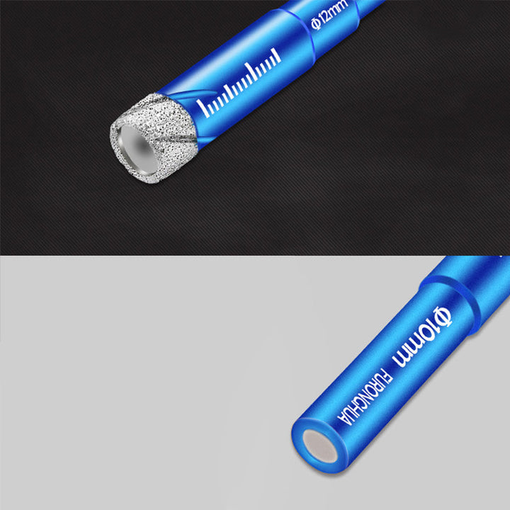 Diamond cobalt drill bit, specifically designed for drilling through tough ceramic and stone materials