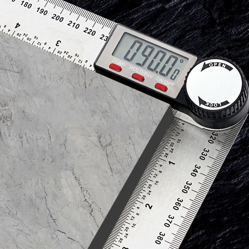 Digital Angle Finder Ruler for precise woodworking & DIY, 125 characters max