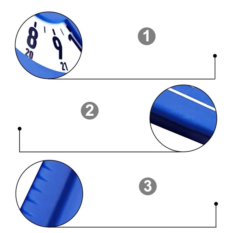 Vehicle parking timer gadget, digital display, with a non-scratch plastic scraper for windshields.