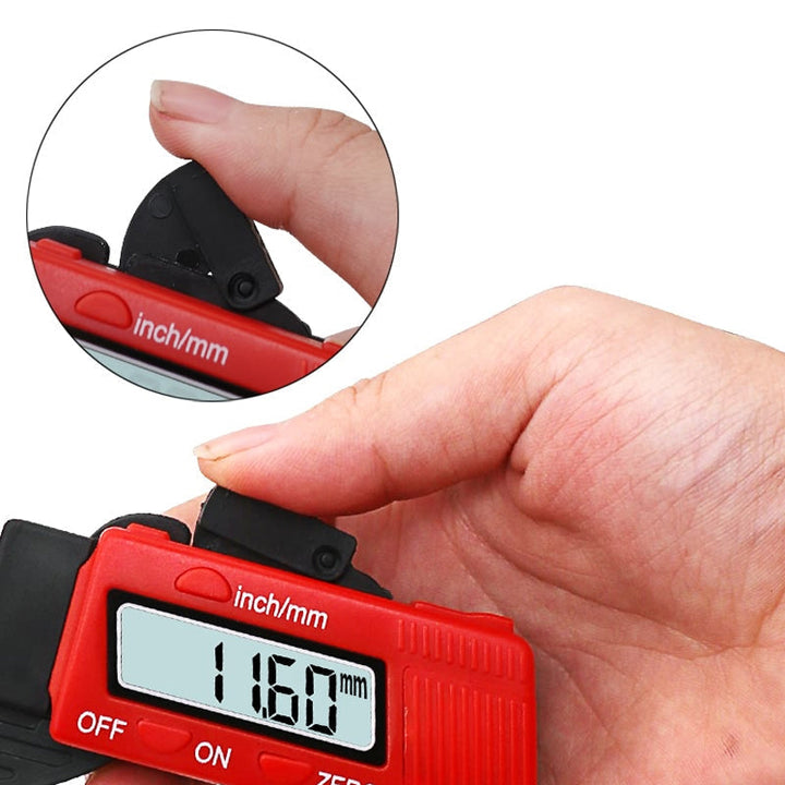High-precision digital thickness gauge, essential measuring instrument for engineers and crafters
