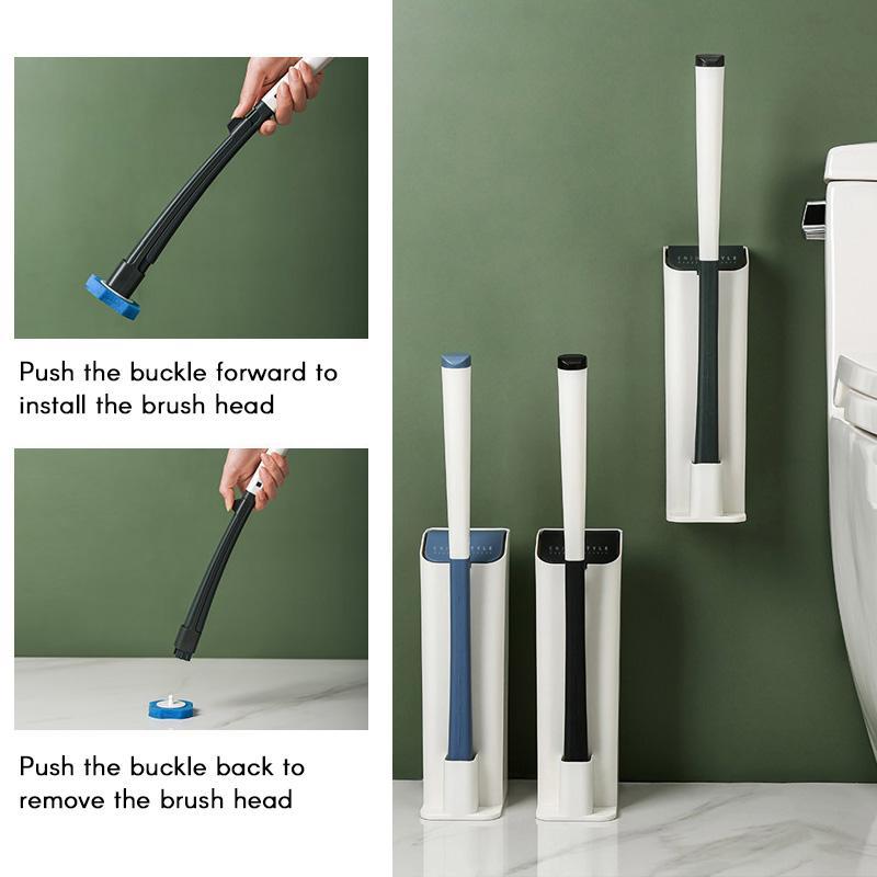 Home care cleaning tool: disposable toilet wand kit for effective germ killing