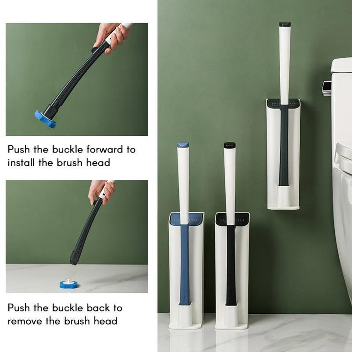 Home care cleaning tool: disposable toilet wand kit for effective germ killing
