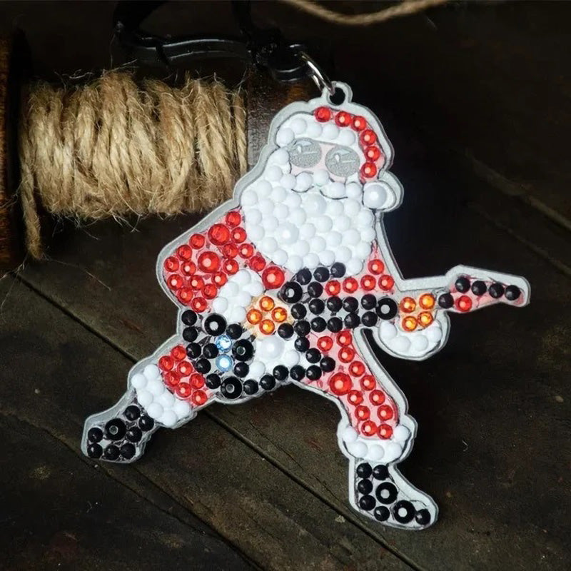 DIY diamond painting kit, Christmas motif, perfect for a relaxing and rewarding holiday craft