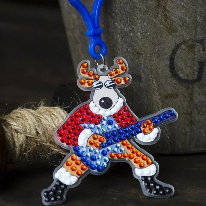 Unisex Christmas diamond craft kit, create charming sticker art ornaments for the holidays