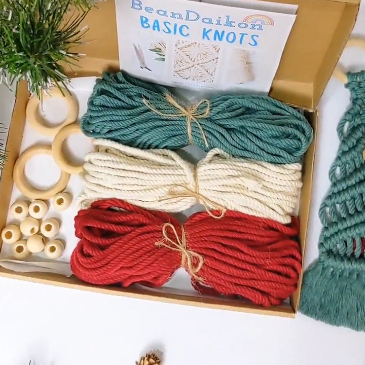 Festive DIY craft kit for kids and adults to create their own Christmas tree decoration.