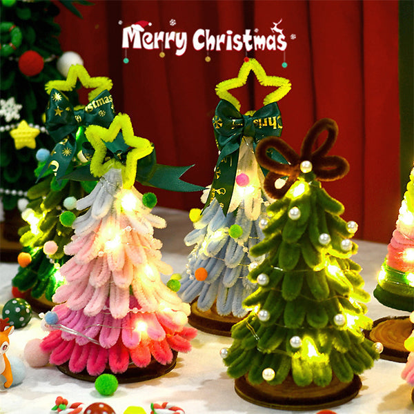 Creative Holiday Decoration: DIY Christmas tree kit, perfect for kids and adults to assemble